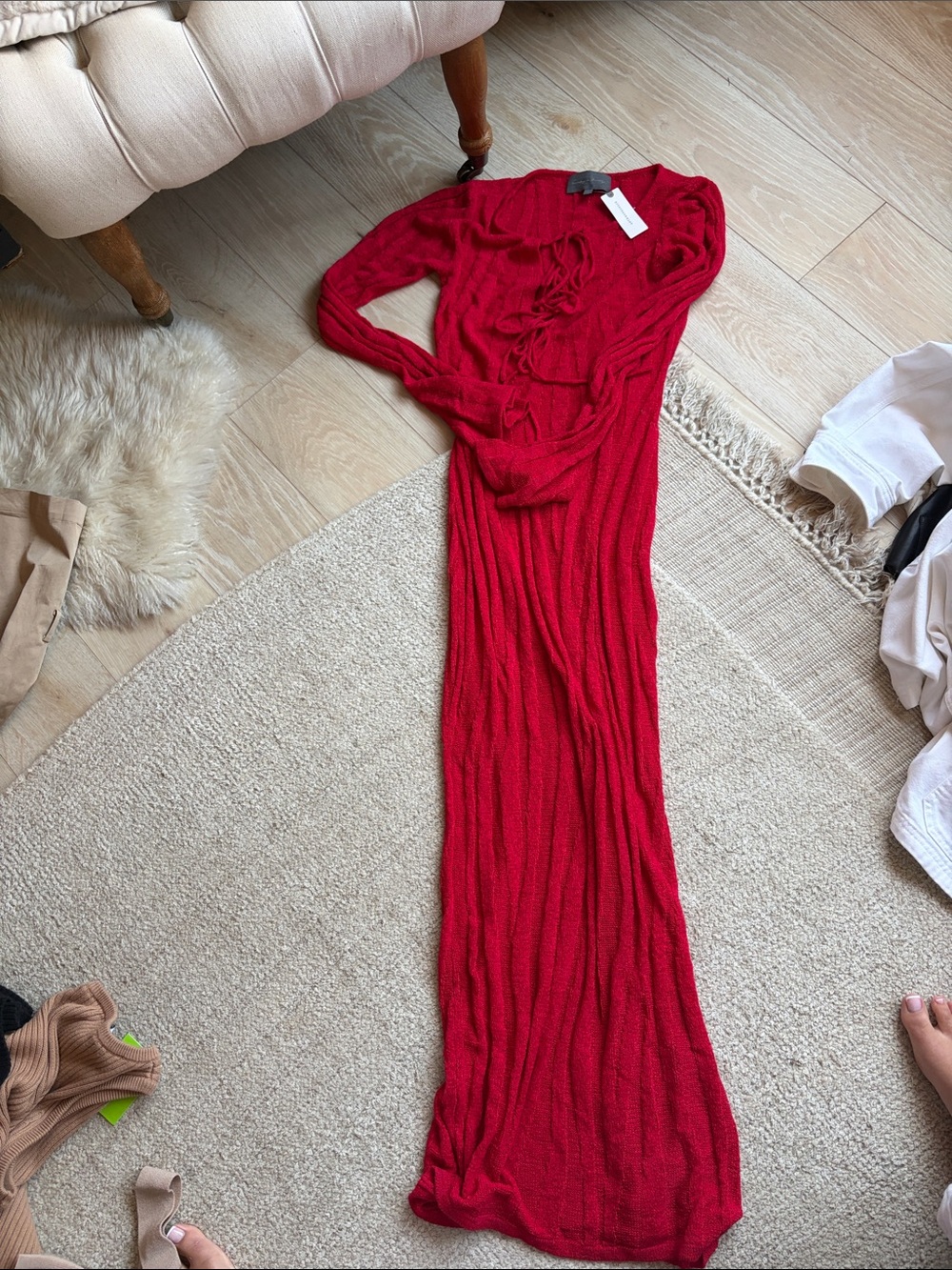 Anthro Knit Maxi Dress